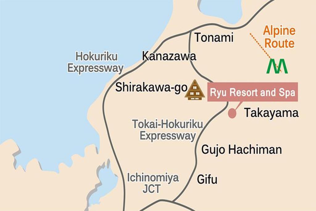 Hotel Ryu Resort And Spa Такаяма Екстериор снимка